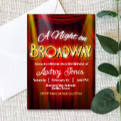 Een nacht op Broadway Kaart