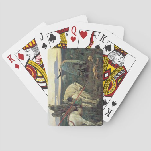 Een nacht op de kruispunten pokerkaarten (Achterkant)