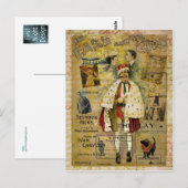 Een nacht op de stad briefkaart (Voorkant / Achterkant)