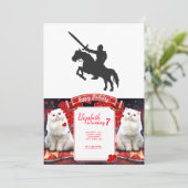 Een nacht op een paard - Kies achtergrondkleur Kaart (Staand voorkant)