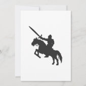 Een nacht op een paard - Kies achtergrondkleur Kaart (Achterkant)