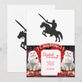 Een nacht op een paard - Kies achtergrondkleur Kaart (Voorkant / Achterkant)