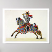 Een nacht op een toernooi, bord uit 'Een geschiede Poster (Voorkant)