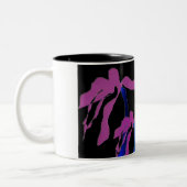 Een nacht op het strand tweekleurige koffiemok (Links)