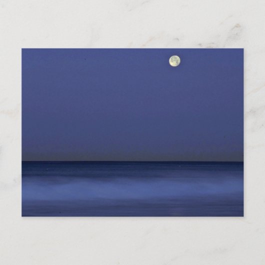 Een nacht op het Zee Briefkaart (Voorkant)