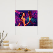 Een nacht salsa met mijn liefde poster (Keuken)
