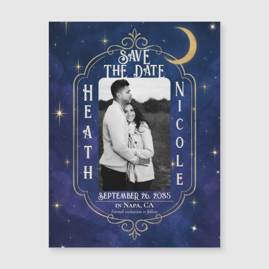 Een nacht tussen de hemelse sterren om de datum te (Voorkant)