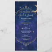 Een nacht tussen de sterren Celestial Skies progra Menu (Voorkant)