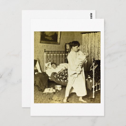 Een  nacht van de Arbeid 1901 Briefkaart (Voorkant / Achterkant)