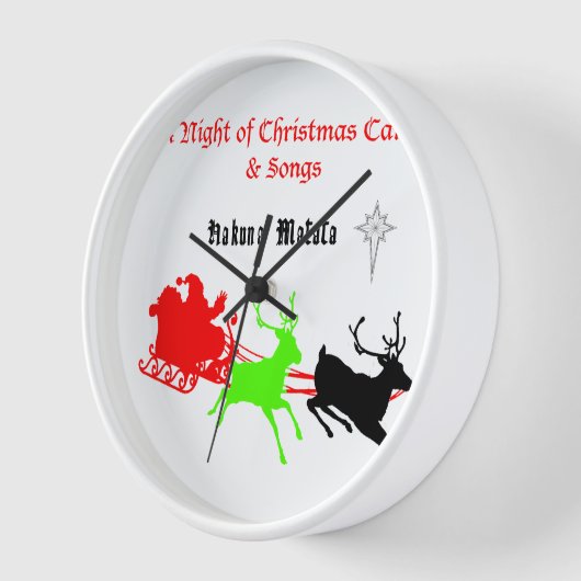 Een nacht van kerstliederen en kerstliederen Hakun (Hoek)