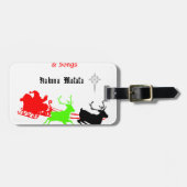 Een nacht van kerstliederen en kerstliederen Hakun Bagagelabel (Voorkant horizontaal)