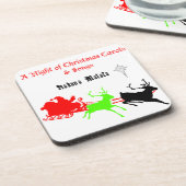 Een nacht van kerstliederen en kerstliederen Hakun Bier Onderzetter (Linkerzijde)