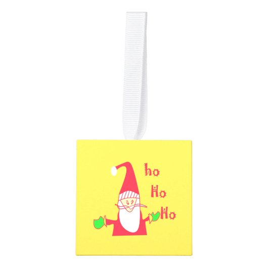 Een nacht van kerstliederen en kerstliederen Hakun Kubus Ornament (Voorkant)