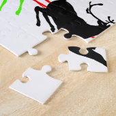 Een nacht van kerstliederen en kerstliederen Hakun Legpuzzel (Zijkant)