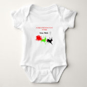 Een nacht van kerstliederen en kerstliederen Hakun Romper (Voorkant)