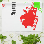 Een nacht van kerstliederen en kerstliederen Hakun Theedoek (Gevouwen)