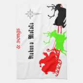 Een nacht van kerstliederen en kerstliederen Hakun Theedoek (Verticaal)