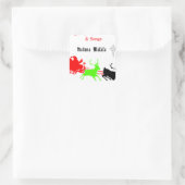 Een nacht van kerstliederen en kerstliederen Hakun Vierkante Sticker (Tas)