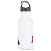 Een nacht van kerstliederen en kerstliederen Hakun Waterfles (Achterkant)