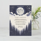 Een nacht zonsondergang Moon Cloud Twilight Vrijge Kaart (Staand voorkant)