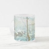 Een nachtdroom van de Midden-Winters Matglas Koffiemok (Voorkant links)