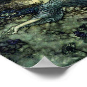 Een nachtdroombeeld in de Midzomer Poster (Hoek)