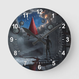 Een nachtmerrie gevisualiseerd ronde klok