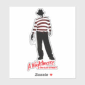 Een nachtmerrie op Elm Street | Freddy Krueger Sticker (Vel)