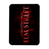 Een nachtmerrie op Elm Street | Gebleke tekst Magneet (Verticaal)