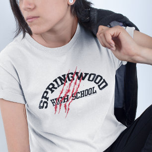 Een nachtmerrie op Elm Street High School Spring T-shirt