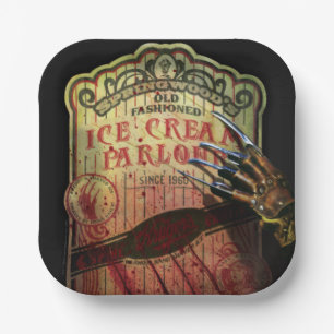 Een nachtmerrie op Elm Street   IJskap van Springw Papieren Bordje