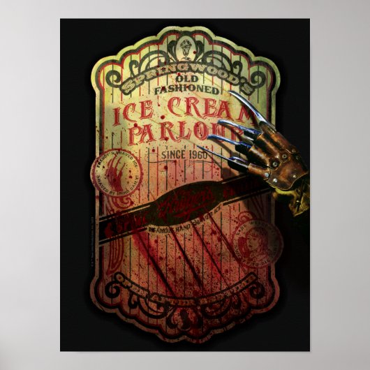 Een nachtmerrie op Elm Street | IJskap van Springw Poster (Voorkant)
