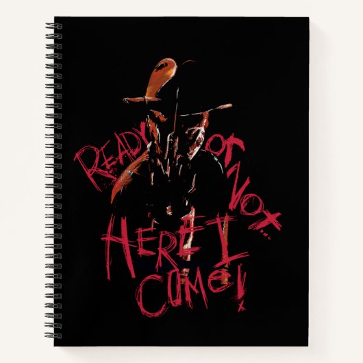 Een nachtmerrie op Elm Street | Klaar of niet Notitieboek (Voorkant)