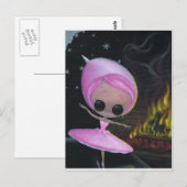 Een nachtstand briefkaart (Voorkant / Achterkant)