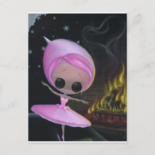 Een nachtstand briefkaart (Voorkant)