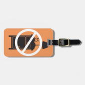 Eén nachtstandaard bagagelabel (Voorkant horizontaal)