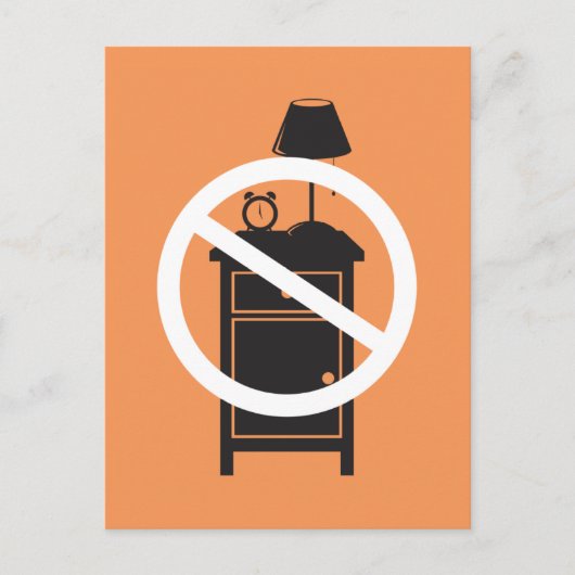 Eén nachtstandaard briefkaart (Voorkant)