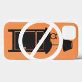 Eén nachtstandaard Case-Mate iPhone case (Achterkant (horizontaal))