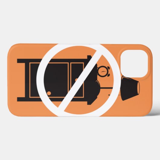 Eén nachtstandaard Case-Mate iPhone case (Achterkant (horizontaal))