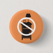 Eén nachtstandaard ronde button 3,2 cm (Voorkant)