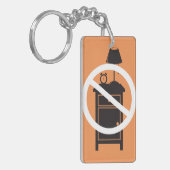 Eén nachtstandaard sleutelhanger (Voorkant Links)