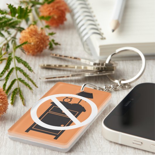 Eén nachtstandaard sleutelhanger (Voorkant Rechts)