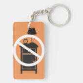 Eén nachtstandaard sleutelhanger (achterkant)