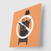 Eén nachtstandaard vierkante klok (Hoek)