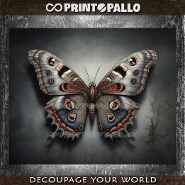 Een nachtvlinder, zoals je gedachten - tissuepapier