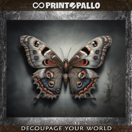 Een nachtvlinder, zoals je gedachten - tissuepapier