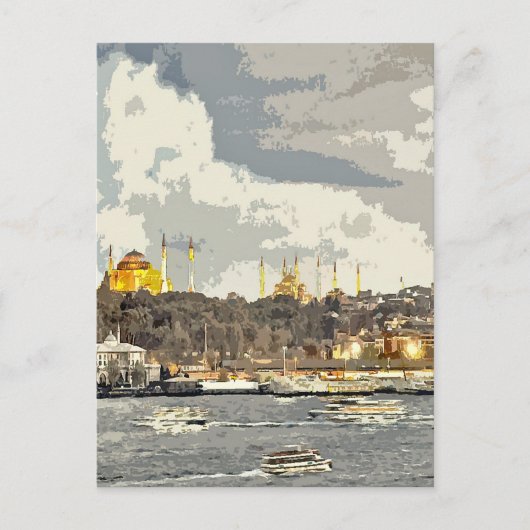 Een namiddag in Istanbul Briefkaart (Voorkant)