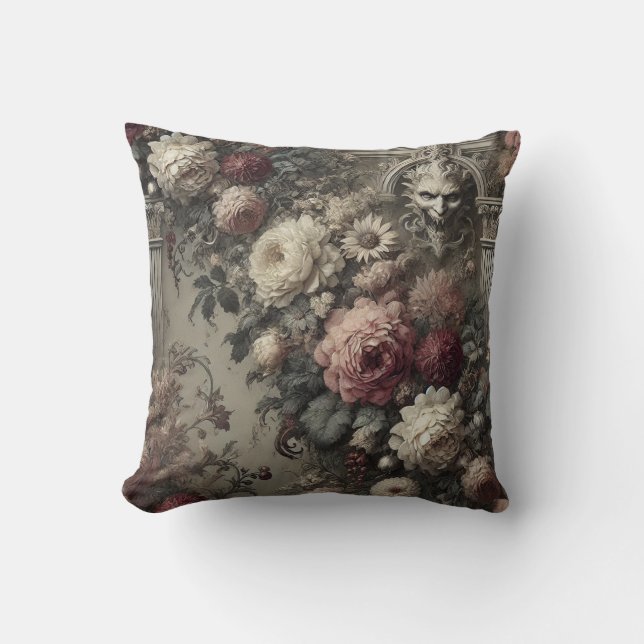 Een namiddag met Bram Stoker - Gothic Victoriaans Kussen (Voorkant)