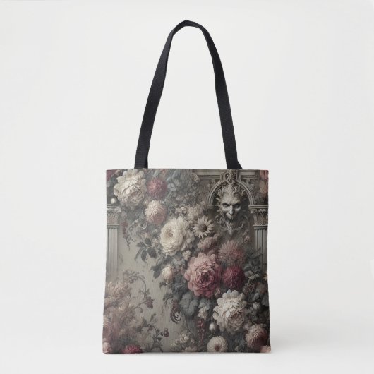 Een namiddag met Bram Stoker - Gothic Victoriaans Tote Bag (Voorkant)