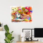 Een namiddag vol ballonnen poster (Thuiskantoor)